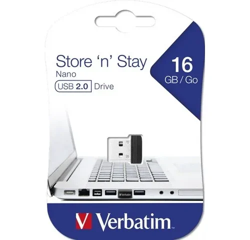 Verbatim Pendrive 16GB Nano Store USB 2.0
