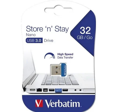 Verbatim Pendrive 32GB Nano Store USB 3.0