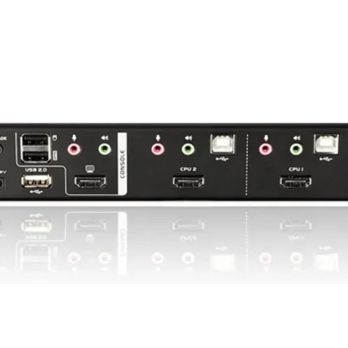 Alternative view of ATEN 2-Port USB HDMI Audio KVMP Switch CS1792-AT-G