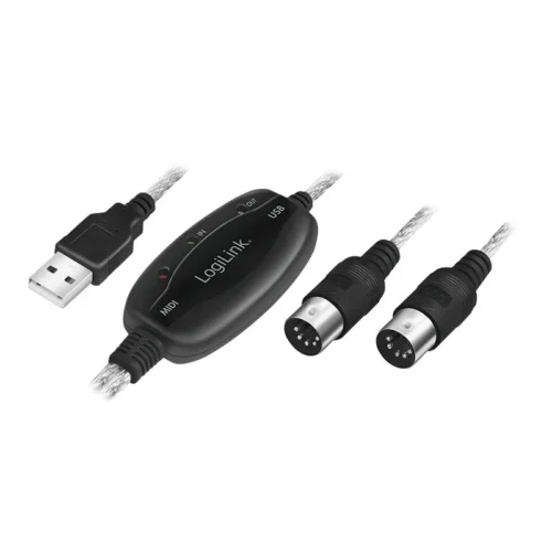 LogiLink адаптер USB to Midi In-Out