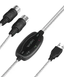 Alternative view of LogiLink адаптер USB to Midi In-Out
