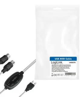 LogiLink адаптер USB to Midi In-Out