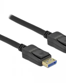 Alternative view of Кабел Delock DisplayPort 2.0 мъжко - DisplayPort мъжко, 2.0м, 10K, Черен