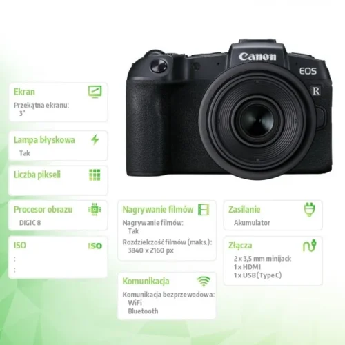 Canon Aparat bezlusterkowy EOS RP RF24-105mm 3380C133