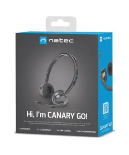 Natec Headset Canary Go черен