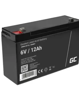 Green Cell Battery AGM 6V 12Ah