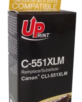 Мастилница UPRINT CLI-551XL CANON, С чип, Magenta