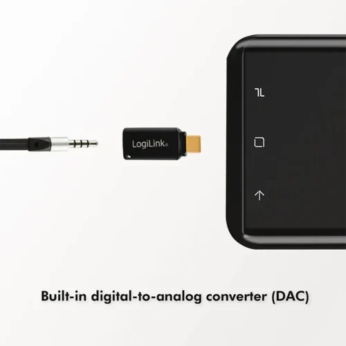 LogiLink USB-C to 3.5mm audio адаптер