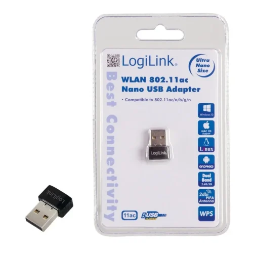 LogiLink Wireless Lan 802.11ac Nano USB2.0 адаптер
