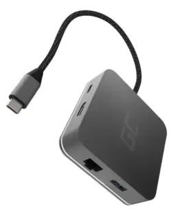 Green Cell Hub USB-C GC 6w1 3xUSB 3.0 HDMI RJ45 (Ethernet) USB-C PD