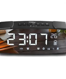 GreenBlue BT Clock Radio FM 4.2 LED Mirror Screen GB200