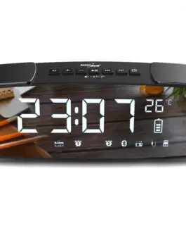 GreenBlue BT Clock Radio FM 4.2 LED Mirror Screen GB200