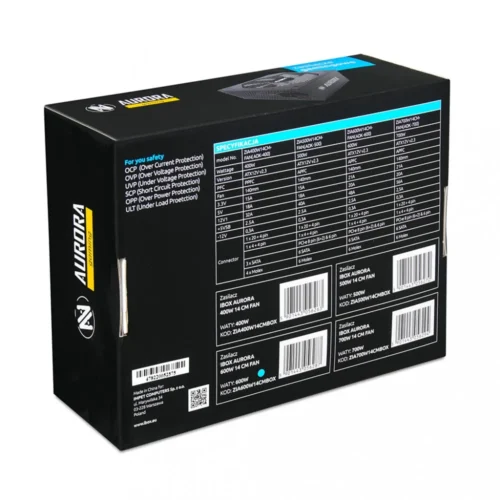Alternative view of iBOX захранващ блок Aurora 500W 14 Fan gaming BOX