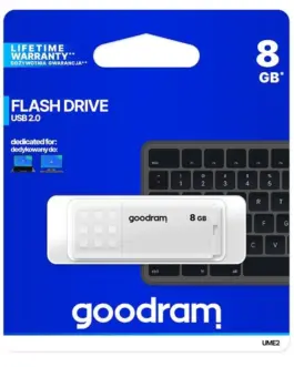 GOODRAM Pendrive UME2 8GB USB 2.0 бял