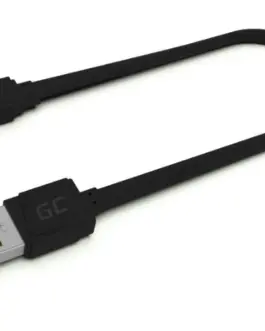 Green Cell кабел GCmatte Lightning flat 25 cm