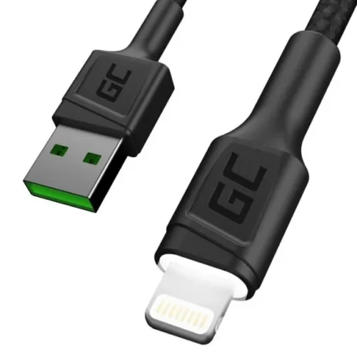 Alternative view of Green Cell кабел Ray USB-Lightning 200cm, LED backlight