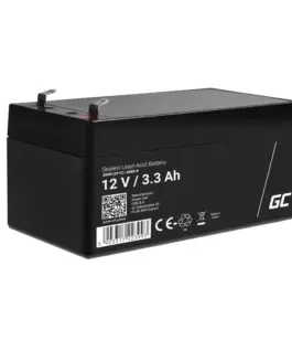 Green Cell Battery AGM GC 12V 3.3Ah