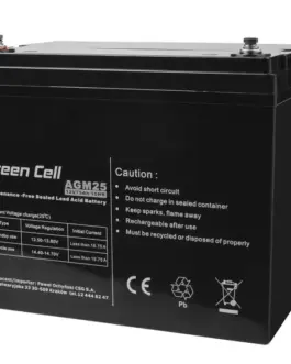 Alternative view of Green Cell Battery AGM GC 12V 75Ah