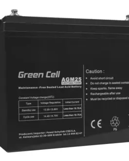 Green Cell Battery AGM GC 12V 75Ah