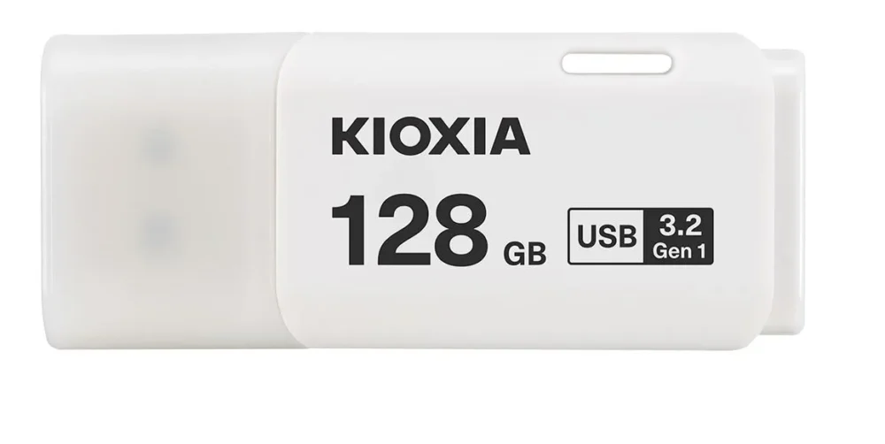 Kioxia Pendrive Hayabusa U301 128GB USB 3.2. gen.1 бял