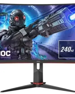 AOC Monitor C32G2ZE/BK 31.5 inch ;VA Curved 240Hz HDMIx2 DP