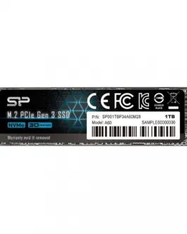 Silicon Power SSD drive P34A60 1TB PCIE M.2 NVMe 2200/1600 MB/s