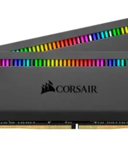 Corsair памет DDR4 Dominator Platinum RGB 16GB/3200 (2*8GB) CL16 черен