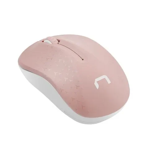 Natec Wireless mouse Toucan розов-бял