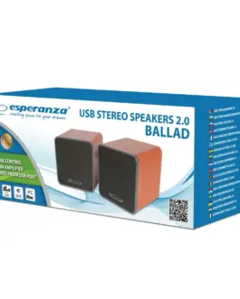 Alternative view of Esperanza USB SPEAKERS 2.0 BALLAD