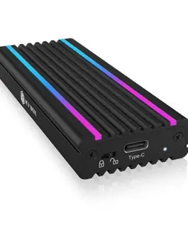 IcyBox ICY BOX IB-1824ML-C31 M.2 NVMe case with RGB