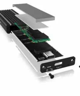 IcyBox ICY BOX IB-1824ML-C31 M.2 NVMe case with RGB