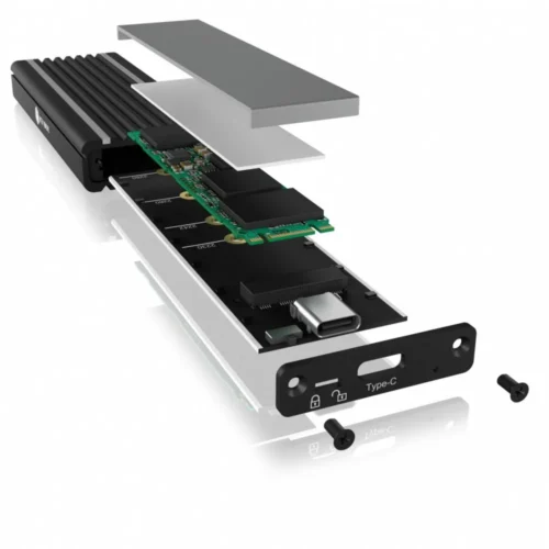 IcyBox ICY BOX IB-1824ML-C31 M.2 NVMe case with RGB