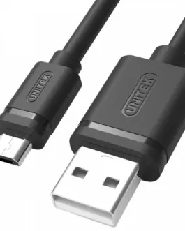 Unitek USB - microUSB кабел 2.0 15M M/M; Y-C434GBK