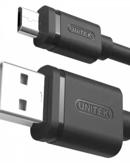 Unitek USB - microUSB кабел 2.0 2M M/M; Y-C455GBK