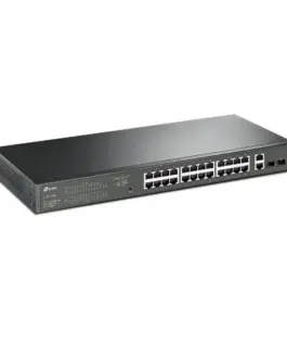 Alternative view of TP-LINK SG1428PE switch 24xGb-PoE+ 2xGb 2xSFP