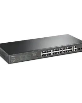 Alternative view of TP-LINK SG1428PE switch 24xGb-PoE+ 2xGb 2xSFP