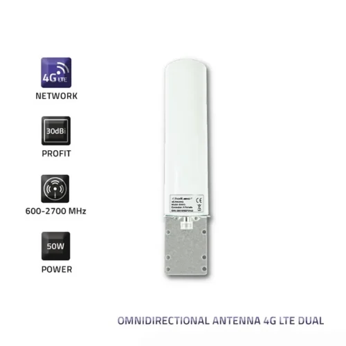 Qoltec Omnidirectional antenna 4G LTE 30dBi in/outdoor