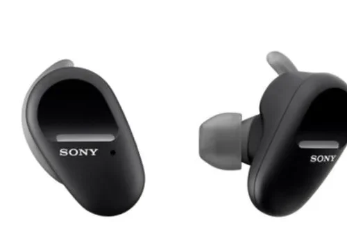 Sony слушалки WF-SP800N черен