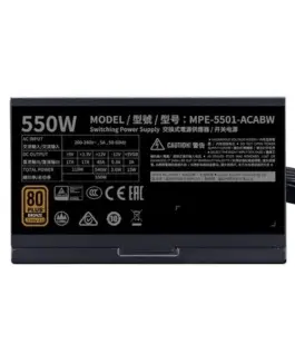 Cooler Master захранващ блок MWE Bronze 550W V2 80+ Bronze