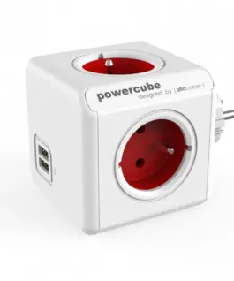 Allocacoc PowerCube Original USB 2202 червен