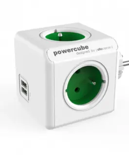 Allocacoc PowerCube Original USB 2202 зелен