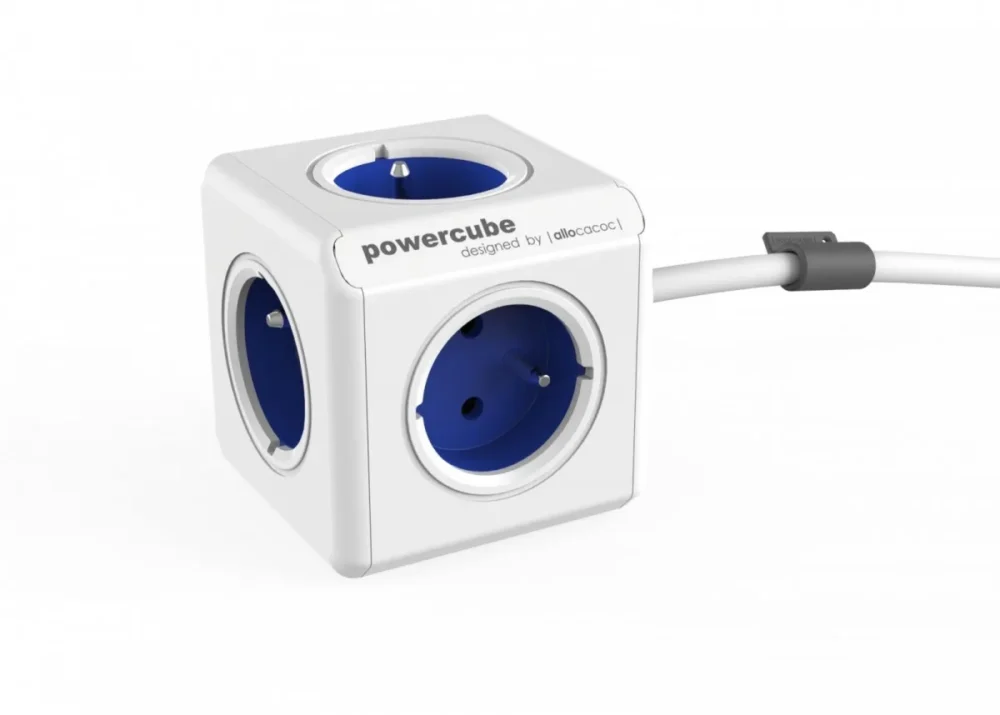 Allocacoc PowerCube Extended 1,5m 2300 син