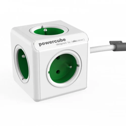 Allocacoc PowerCube Extended 1,5m 2300 зелен