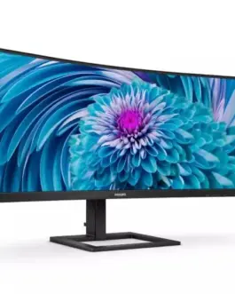 Alternative view of Philips Monitor 346E2CUAE 34 inch VA Curved HDMI DP USB-C, height adjustment