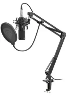 Alternative view of Natec Microphone Genesis Radium 300 studio XLR with Pop-filter arm
