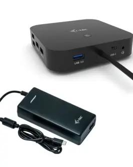 i-tec USB-C Dual Display Docking Station Power Delivery 100 W + универсално зарядно 112