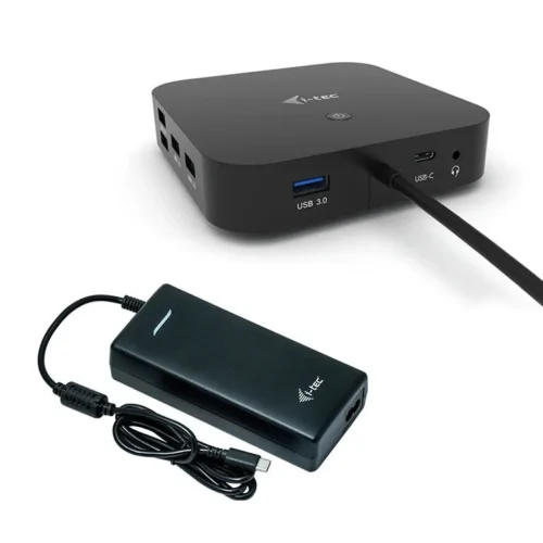 i-tec USB-C Dual Display Docking Station Power Delivery 100 W + универсално зарядно 112