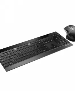 RAPOO Wirelessкомплект Muli-Mode 9900M черен