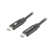 Lanberg кабел USB-C M/M 2.0 1.8m CA-CMCM-40CU-0018-B черен
