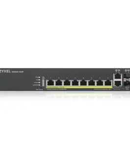 Alternative view of Zyxel GS220-10HP 8xGbE L2 PoE Switch 1Y NCC Pro Pack